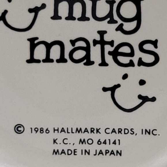 Vtg Hallmark Mug Mates Friendship Bunny Rabbits Squirrel Birds Mug And Lid - Picture 13 of 16
